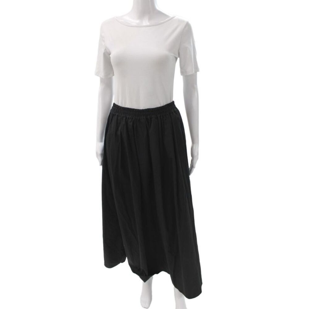 Zara Women Maxi Black Cotton Long Skirt Size S
